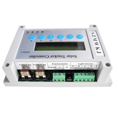 Dual Axis Solar Tracker Controller +Wind Speed Sensor DIY PV Solar Panel System