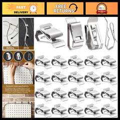 200 Pcs Stainless Steel Solar Wire Clips | Cable Management for PV Wiring, Boat