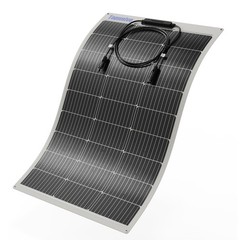 Topunive 100W 12V Flexible Solar Panel 9BB Monocrystalline Cell 12 Volt SemiF…
