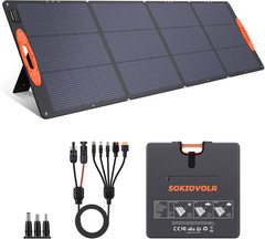 N-Type 16BB 220W Portable Solar Panel for Ef/Jackery/Bluetti/Anker Power Station