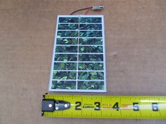 5V 1.5W solar panel USB phone charger w/ 0.3A tempered glass