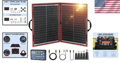 Foldable Solar Panel Kit | 100W for Power Stations & Camping