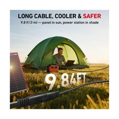 DOKIO 200W Portable Foldable Solar Panel Kit, Compact 20×26.4in Design 9.7lb …