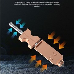 Efficient Replacement Nozzle for Flashforge AD5X Less Downtime Printing