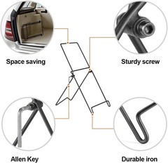 Adjustable Solar Panel Tilt Stand for Foldable Panels on RVs, Tents, Balconies