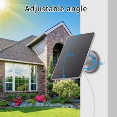 Solar Panel for Ring Spotlight Camera/Stick Up Cam Battery Charger 8W 5V Output