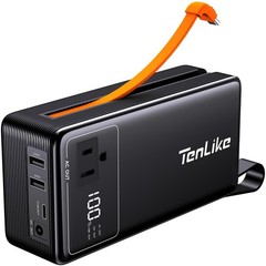 Portable Power Station 99.9Wh – AC Outlet, USB-C, Mini Generator for Camping & H