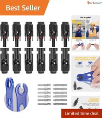 12PCS Weatherproof Solar Connector Set with Spanners