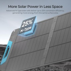 Renogy 100W Foldable Solar Panel N Type Kickstands USB