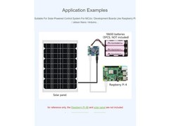 Solar Power Management Module 6V-24V for Solar Panels & Type-C Adapter, MCU Comp