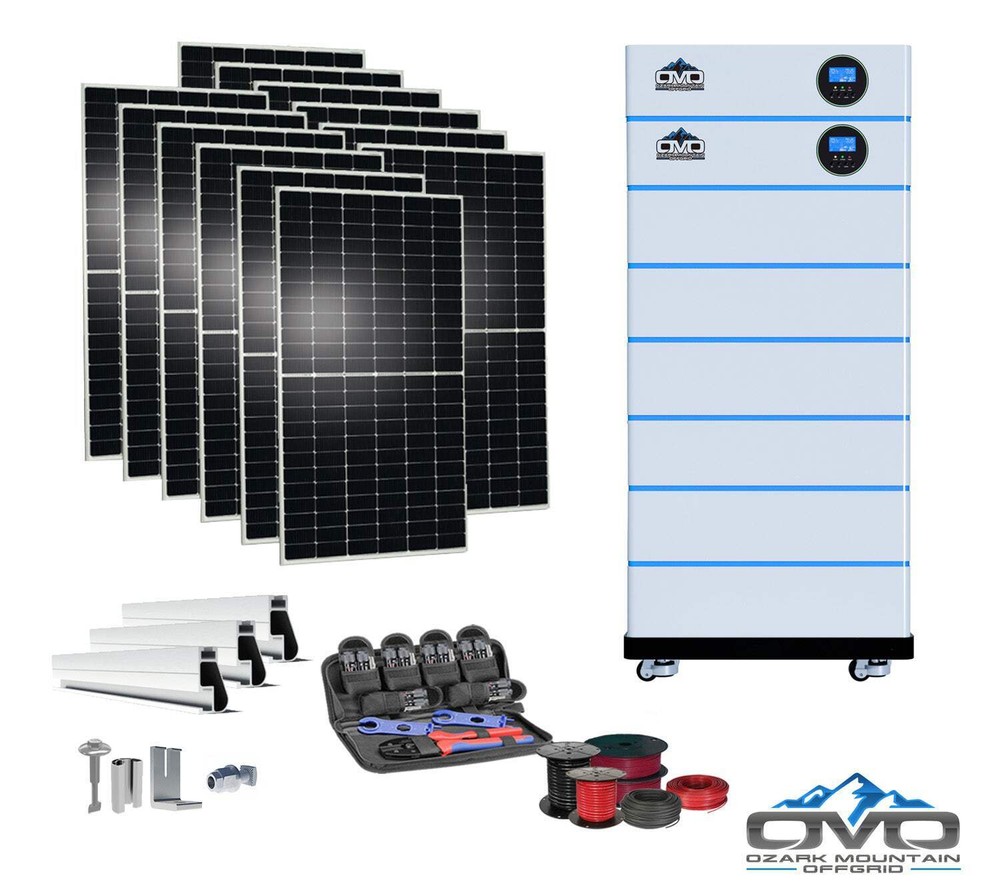 6KW OMO All-In-One Customizable Stacking Inverter/Battery System 120/240 11000W