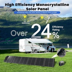 Wagnation Portable Solar Panel Foldable for Phone Laptop Power Station 200W/400W