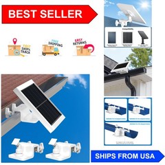 2 Pack Universal Solar Panel Gutter Mount – Adjustable 360° for Maximum Sunlight
