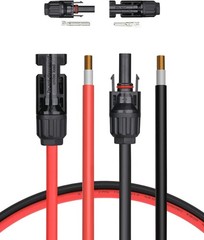 20FT 10AWG Solar Extension Cable – Male/Female Connectors, Certified