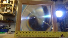 15″ x 15″ SPOT FRESNEL LENS Famed dimensions CLEAR SPOT