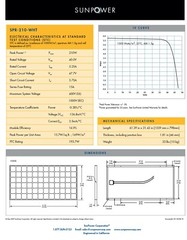 BULK 80 of 210W-230W Sunpower SPR WHT & BLK USED SOLAR MODULES, PICKUP/DELIVERY