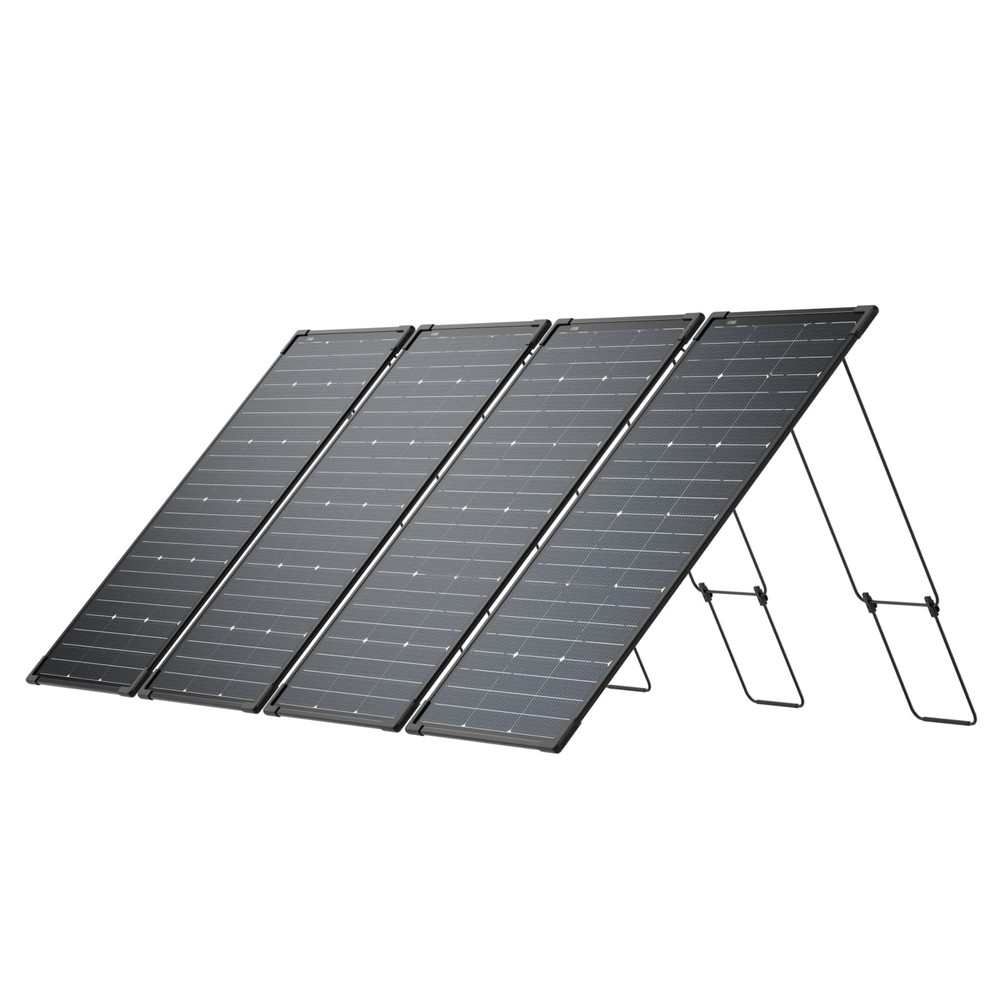 EF ECOFLOW 4PCS 125W Solar Panels, 500W Bifacial Rigid Modular Solar Panel Up…