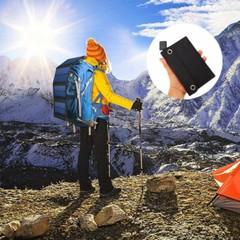 100Watt USB Portable Fast Charger Waterproof Solar Power Bank for Cell Phone