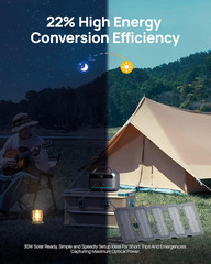Portable Power Station 300W (Peak 600W),Lifepo4 Battery,192Wh Solar Generator(So