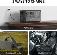 3600W PECRON F3000LFP Portable Power Station 5120Wh LiFePO4 Battery Home Backup
