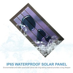 1W Flexible Solar Panel Small Thin Amorphous Silicon Solar Cell DIY B7U7