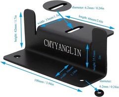 Solar Panel Mounting Brackets Z Bracket with Nuts and Bolts | Suitable for 50…