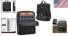 Solar Panel Storage Bag for Jackery SolarSaga 100W 200W with Padded Compartments