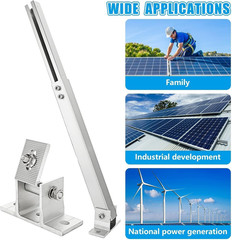 Adjustable Solar Panel Tilt Mount Brackets Aluminum Alloy Solar Panel Mounting S