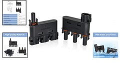 1500V Waterproof Solar Branch Connector 3 to 1 Y Connector FMM MFF Solar