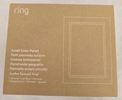 Ring Small Solar Panel USB-C Home Security Attachment White 23-011294-01