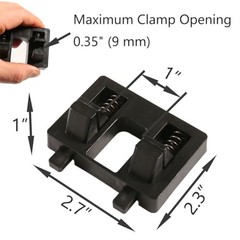 6-Pack Portable Cable Soldering Assist Stands, Cable Soldering Rack Black