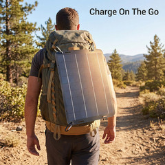 30W Portable Mono Solar Panel Trickle Charger Kit Car Battery Maintainer Van