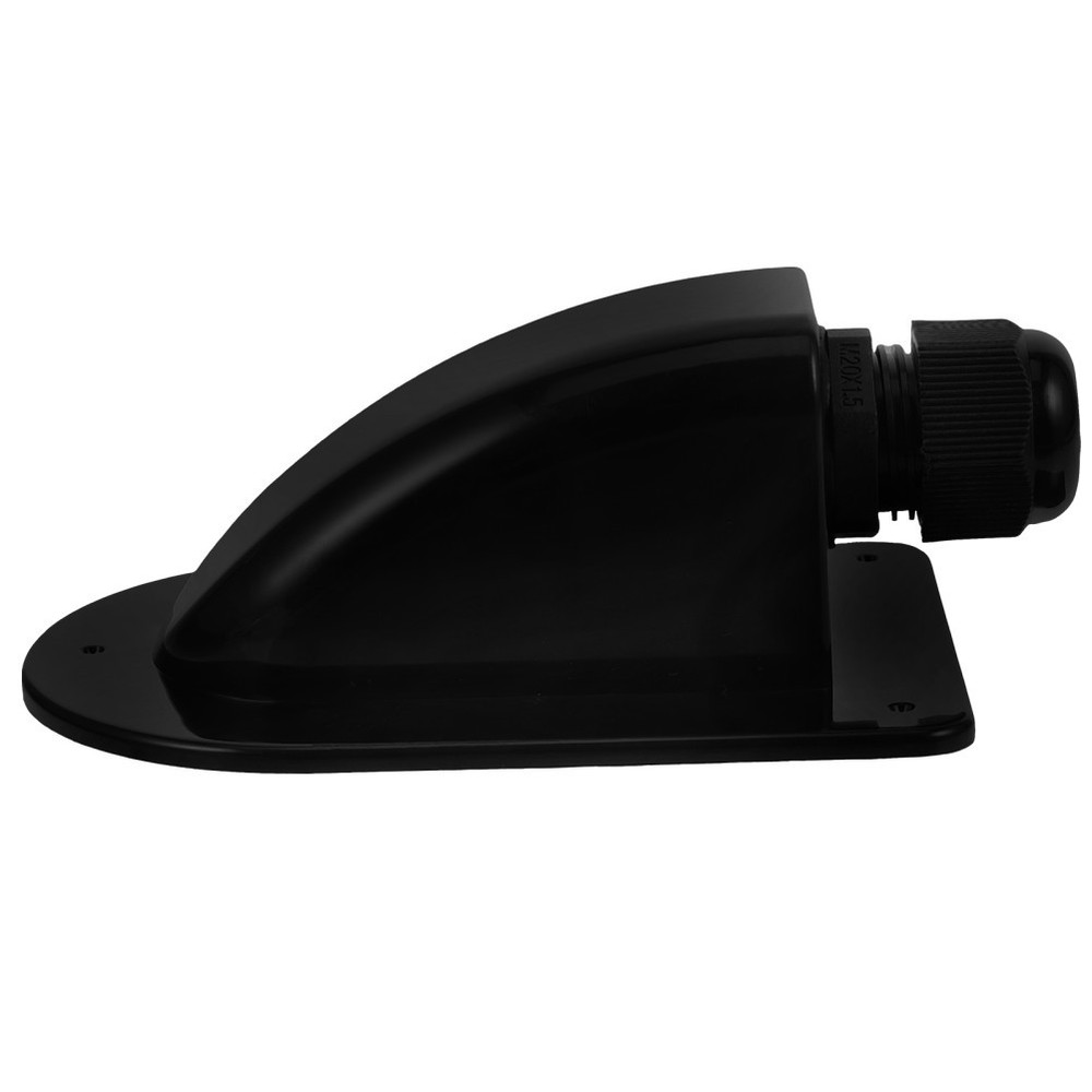 Single Hole Solar Cable Entry Box for Rv and Solar Panel Wiring Black Plastic