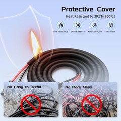 10FT Twin Wire Solar Panel Extension Cable, 10 Gauge PV Wire with IP68 Female…