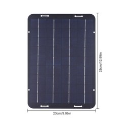 60W Solar Panel 12V Trickle Charger Battery Charger Kit Maintainer Boat Car RV