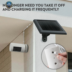 Ring Solar Panel(2Nd Generation), 5W Ring Solar Panel Charger with Mount for Sti