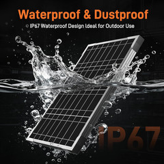 12V 10W Solar Panels Kits for Gate Opener Electric Fence | Smart MPPT