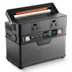 300W Portable Power Station 288Wh Solar Generator Backup Battery Power Supply