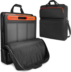Solar Panel Storage Bag Compatible with 2 Jackery 100W / 200W, Padded Portable S