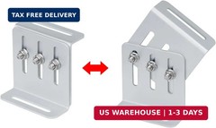 4 Sets Adjustable Solar Panel Tilt Mount Brackets for RV and Roof | Aluminum all