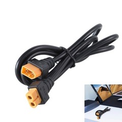 18AWG XT60 Extension Cable Connection Line for Outdoor Wide Applications Black