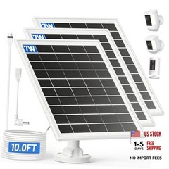 7W Solar Panel for Ring,Solar Charger Works for Ring, 3 Non-integrated Design
