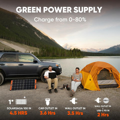 Portable Power Station Explorer 300, 292Wh Backup Lifepo4 Battery, Solar Generat