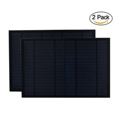 2 pcs/lot panneau solaire 18 V 20 W 10 W 0.55A Mini monocristallin