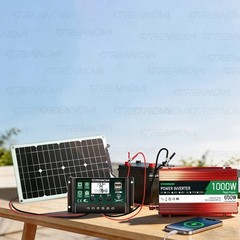 1000W Real Power Grennova Solar System 80W Panel 1000W Inverter 60A Controller