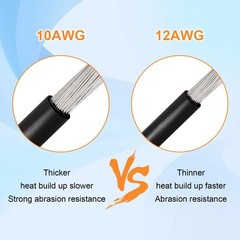 10AWG 3FT XT60 Solar Extension Cable 2 3 6 10 15 20 25 35 40 50 75 100FT XT60…