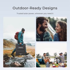 Renogy 200W Portable Solar Panel, IP65 Waterproof Foldable Solar Panel Power