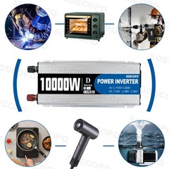 SOECOPO 10000W Peak Solar System Kit Flexible Panel 100A Controller 12V 110/220V