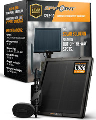 Solar Panel for Trail Camera with Internal Battery SPLB-10 Outdoor