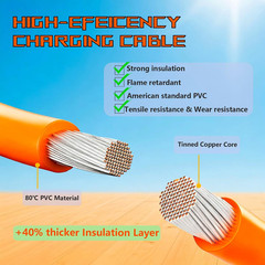12AWG 16.4FT XT60 Extension Cable 10/16.4/25 FT XT60 Cable with Female to Male C